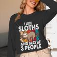 Sloth For Sloth Lover Men Women Kids Introvert Unisex Long Sleeve T-Shirt Sloth For Sloth Lover Men Women Kids Introvert Unisex Long Sleeve T-Shirt