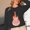 Social Introverts Hang Out With Guitars Musician Guitarist Unisex Long Sleeve T-Shirt