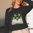 St Patricks Day Book Lover Librarian Reading Saint Pattys Unisex Long Sleeve T-Shirt