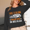 This Station Wagon Runs On Nostalgia Wagon Unisex Long Sleeve T-Shirt