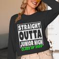 Straight Outta Junior High School Class Of 2022 Graduation Unisex Long Sleeve T-Shirt