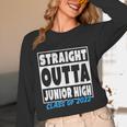 Straight Outta Junior High School Graduation Class Of 2022 Unisex Long Sleeve T-Shirt