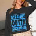 Straight Outta Second Grade Graduation Class Unisex Long Sleeve T-Shirt