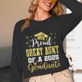 Super Proud Great Aunt Of 2025 Graduate Graduation Family Unisex Long Sleeve T-Shirt