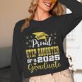 Super Proud Step Daughter Of 2025 Graduate Graduation Family Unisex Long Sleeve T-Shirt
