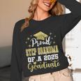 Super Proud Step Grandma Of 2025 Graduate Graduation Family Unisex Long Sleeve T-Shirt