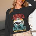 I Survived My Bachelor's Degree Party Bachelor Graduation Unisex Long Sleeve T-Shirt