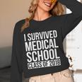 I Survived Medical School Class Of 2018 Graduation Shirt Unisex Long Sleeve T-Shirt