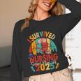 I Survived Nursing School Class Of 2025 Proud Graduation Unisex Long Sleeve T-Shirt