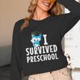I Survived PreSchool Graduation Kids Owl Grad Shirt Unisex Long Sleeve T-Shirt