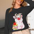 Teacher Pig Cute Farm Animal Book Lover School Student For Men Women Kids Unisex Long Sleeve T-Shirt Teacher Pig Cute Farm Animal Book Lover School Student For Men Women Kids Unisex Long Sleeve T-Shirt
