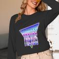 Temporal Trends Vaporwave Style Retro Nostalgia Look Unisex Long Sleeve T-Shirt