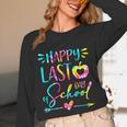 Tie Dye Happy Last Day Of School Graduation Teacher Student Unisex Long Sleeve T-Shirt