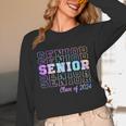 Tie Dye Senior 24 Class Of 2024 Seniors Graduation 24 Unisex Long Sleeve T-Shirt