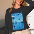 Trippy Weirdcore Frutiger Aero Surreal Eyeballs Y2K Unisex Long Sleeve T-Shirt