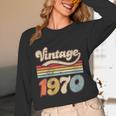 Vintage 1970 Birthday Retro Style 70's Born Nostalgia Outfit Unisex Long Sleeve T-Shirt