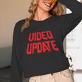 Vintage Video Update – 90s VHS Rental Nostalgia Minnesota Unisex Long Sleeve T-Shirt