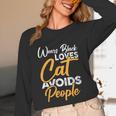 Wears Loves Cats Avoids People I Introvert Unisex Long Sleeve T-Shirt Wears Loves Cats Avoids People I Introvert Unisex Long Sleeve T-Shirt