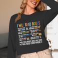 I Will Read Books On A Boat Fun Reading Lover Unisex Long Sleeve T-Shirt I Will Read Books On A Boat Fun Reading Lover Unisex Long Sleeve T-Shirt