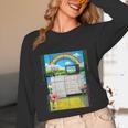 Women's Frutiger Aero Aesthetic Rainbow Glitch Art Unisex Long Sleeve T-Shirt