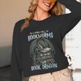 In A World Of Bookworms Be A Book Dragon Book Lover Reader Unisex Long Sleeve T-Shirt