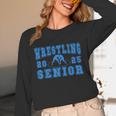 Wrestling Senior Night Wrestling Senior 2025 Graduation 44 Unisex Long Sleeve T-Shirt