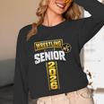 Wrestling Senior Night Senior 2026 Faith Cross Graduation Unisex Long Sleeve T-Shirt
