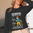 Xennial Born 1977 To 1983 Nostalgia Unisex Long Sleeve T-Shirt