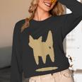 Yk2 Cat With Tomboy Tail 90s Nostalgia Downtown Indie Unisex Long Sleeve T-Shirt