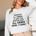 1st First Grade Graduation Tshirt Moving On To 2nd Grade Unisex Long Sleeve T-Shirt