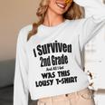 2nd Grade Graduation Boy Girl Graduate Education Unisex Long Sleeve T-Shirt