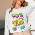 90s Nostalgia Retro Apparel 90'S Vibe Retro Premium Tri-Blend Unisex Long Sleeve T-Shirt