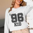 '96 Kid Perfect Vintage Retro Nostalgia Gear For Year 1996 Unisex Long Sleeve T-Shirt