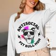 Antisocial Pit Bull Mom Pittie Introvert Dog Lover Pit Bull Unisex Long Sleeve T-Shirt Antisocial Pit Bull Mom Pittie Introvert Dog Lover Pit Bull Unisex Long Sleeve T-Shirt
