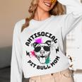 Antisocial Pit Bull Mom Pittie Introvert Dog Lover Pit Bull Unisex Long Sleeve T-Shirt Antisocial Pit Bull Mom Pittie Introvert Dog Lover Pit Bull Unisex Long Sleeve T-Shirt