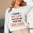 Bar Exam Tee Shirt Law School Graduation Unisex Long Sleeve T-Shirt