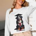 Bernese Mountain Dog Graduation Cap Graduate Training School For Men Women Girls Kids Unisex Long Sleeve T-Shirt