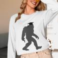 Bigfoot Graduate Shirt Cute Sasquatch Graduation Unisex Long Sleeve T-Shirt