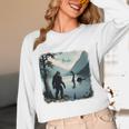 Bigfoot Sasquatch & Loch Ness Monster Introvert Bruh Unisex Long Sleeve T-Shirt Bigfoot Sasquatch & Loch Ness Monster Introvert Bruh Unisex Long Sleeve T-Shirt