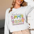 All Booked For Summer Reading Beach Floral Bookish Book Girl Unisex Long Sleeve T-Shirt