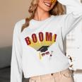 Boom Graduation Hat And Diploma For Proud Graduate Unisex Long Sleeve T-Shirt