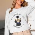 Boys Girls Kindergarten Graduate Sloth Graduation Cap Unisex Long Sleeve T-Shirt
