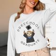 Boys Girls Preschool Graduate Sloth Graduation Cap Unisex Long Sleeve T-Shirt