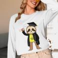 Class Of 2022 Sloth Graduation Masters College High School Unisex Long Sleeve T-Shirt