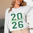 Class Of 2026 Graduation Varsity Green And On The Back Unisex Long Sleeve T-Shirt