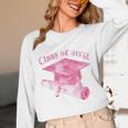 Class Of 2032 Senior 2032 Back To School 2032 Graduation Cap Unisex Long Sleeve T-Shirt