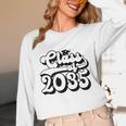 Class Of 2035 Senior Retro 2035 Grad Graduate Graduation Unisex Long Sleeve T-Shirt