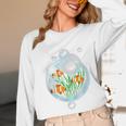Clownfish Anemonefish Bubbles Water Frutiger Aero Y2K Style Unisex Long Sleeve T-Shirt