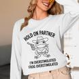 Cowboy Frog Overstimulated Western Meme Introverts Unisex Long Sleeve T-Shirt