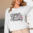 Cupid's Homebody Introvert Valentine's Day Home Unisex Long Sleeve T-Shirt Cupid's Homebody Introvert Valentine's Day Home Unisex Long Sleeve T-Shirt